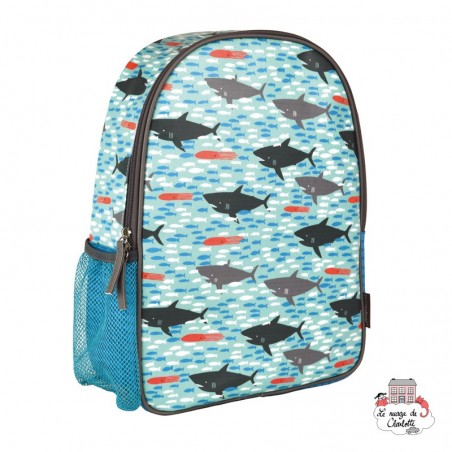 Sac à Dos "Requins" - PTC-5074918 - Petit Collage - Cartables et sac à dos - Le Nuage de Charlotte