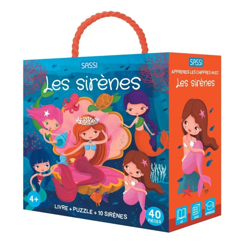 Q-box - Les Sirènes - SASSI-9788830307544 - Sassi - Puzzles - Le Nuage de Charlotte