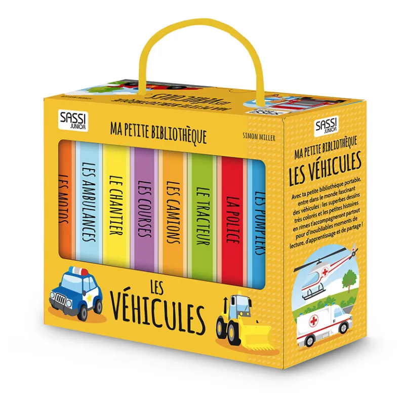 Ma petite bibliothèque - Les véhicules - SASSI-9788868606091 - Sassi - Preschool - Le Nuage de Charlotte