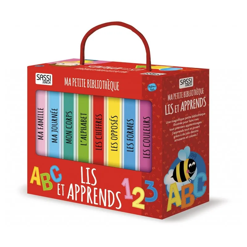 Ma petite bibliothèque - Lis et apprends - SASSI-9788868604837 - Sassi - Imagiers et éveil - Le Nuage de Charlotte