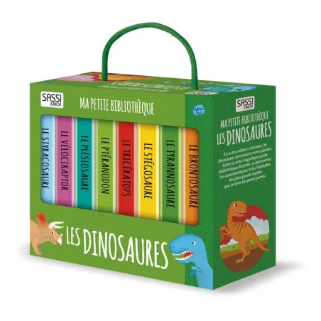 Ma petite bibliothèque - Les dinosaures - SASSI-9788868604844 - Sassi - Imagiers et éveil - Le Nuage de Charlotte