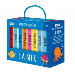 Ma petite bibliothèque - La mer - SASSI-9788830310209 - Sassi - Imagiers et éveil - Le Nuage de Charlotte