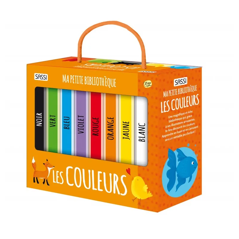 Ma petite bibliothèque - Les couleurs - SASSI-9788830310230 - Sassi - Imagiers et éveil - Le Nuage de Charlotte