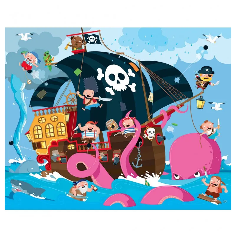 Les pirates [30 pieces] - SASSI-9788830311183 - Sassi - Puzzles for little ones - Le Nuage de Charlotte