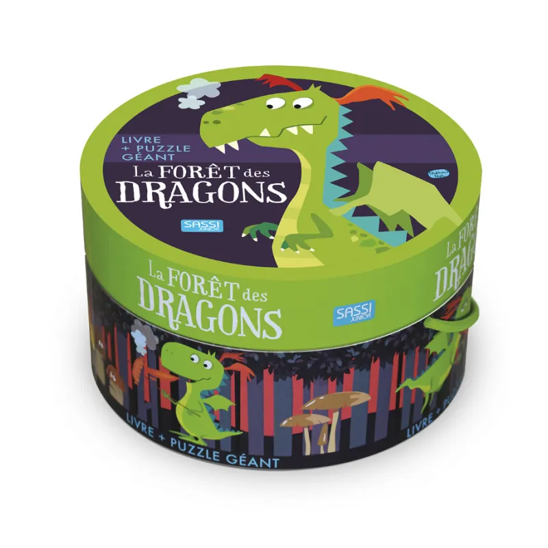 La forêt des dragons [30 pièces] - SASSI-9788830311152 - Sassi - Puzzles pour les petits - Le Nuage de Charlotte