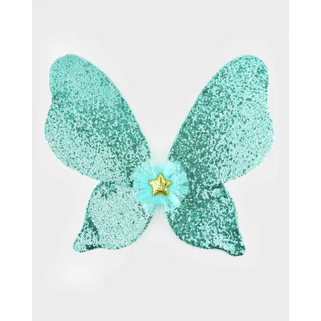 Wings Glitter Turquoise - DGF-F3550 - Den Goda Fen - Disguises - Le Nuage de Charlotte