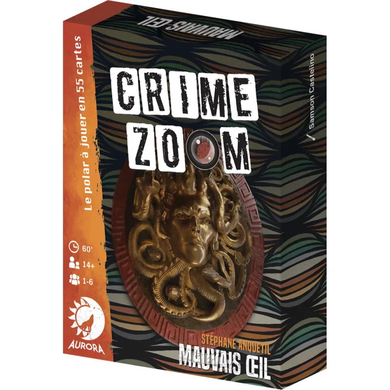 Crime Zoom – Mauvais Oeil - AUR-AURCRI06FR - Aurora Games - Jeux de société - Le Nuage de Charlotte