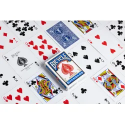 Bicycle 2 Playing Cards Standard Brick - blue and red - USPC-PIX947 - United States Playing Card Company - Playing Cards - Le...