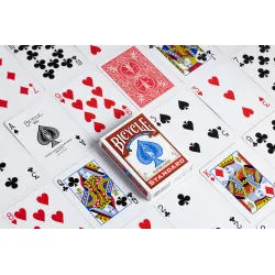 Bicycle 2 Playing Cards Standard Brick - blue and red - USPC-PIX947 - United States Playing Card Company - Playing Cards - Le...