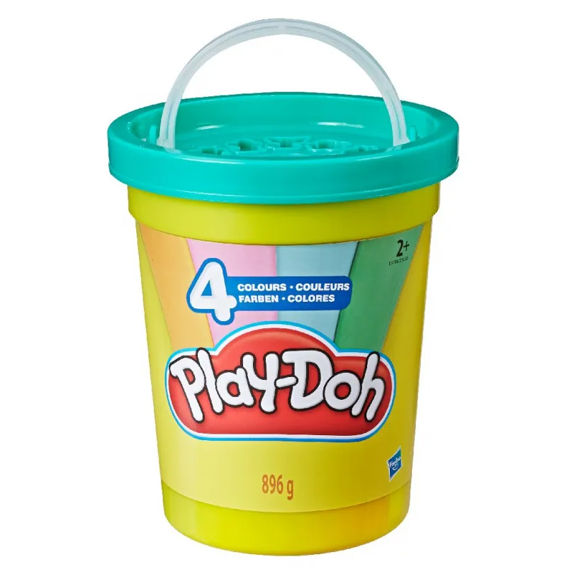 Play-Doh Super Can green - 4 colors - HAS-E5208E5045 - Hasbro - Sand and Playdough - Le Nuage de Charlotte