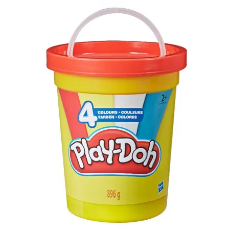 Play-Doh Super Can rouge - 4 couleurs - HAS-E5207E5045 - Hasbro - Sable et pâtes à modeler - Le Nuage de Charlotte