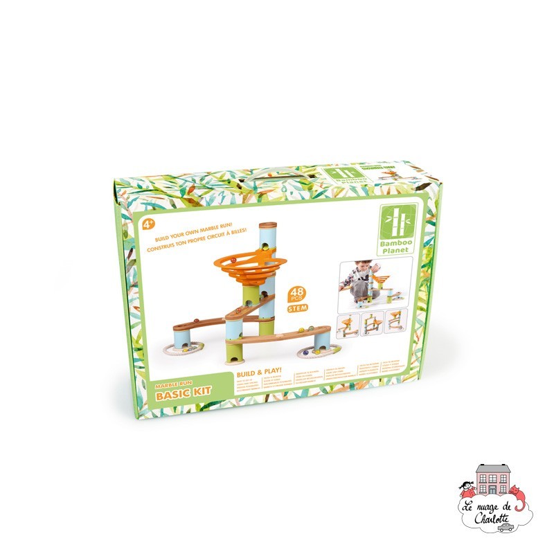 Marble Run - Basic - BBP-6149601 - Bamboo Planet - Marble Run - Le Nuage de Charlotte