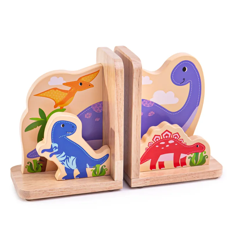 Serre-livres - Dinosaures - BIG-T0630 - Bigjigs - Accessoires - Le Nuage de Charlotte