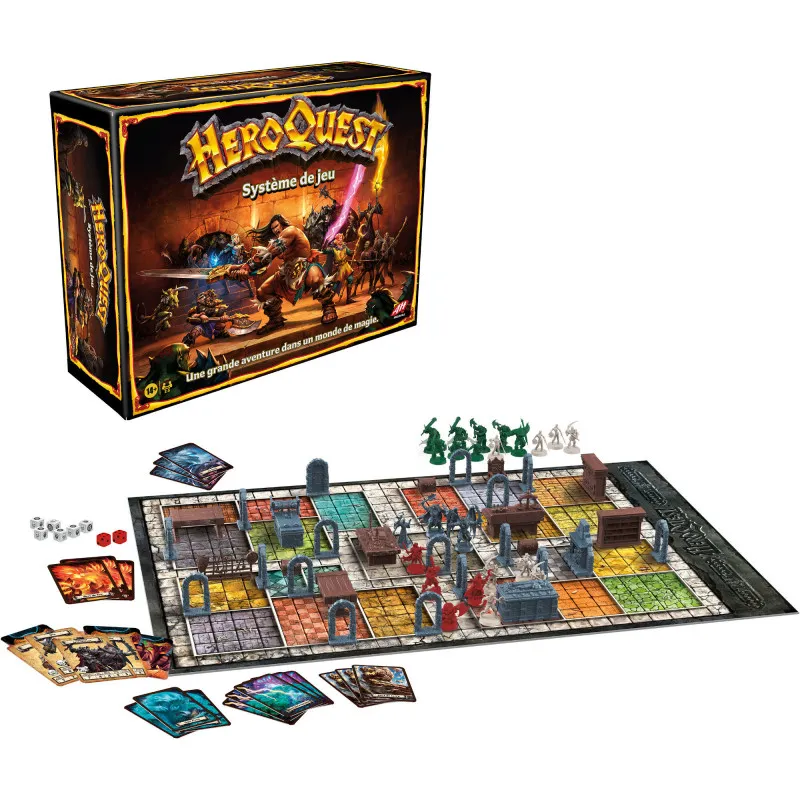 Hero Quest - Système de jeu - HAS-F2847 - Hasbro - Board Games - Le Nuage de Charlotte