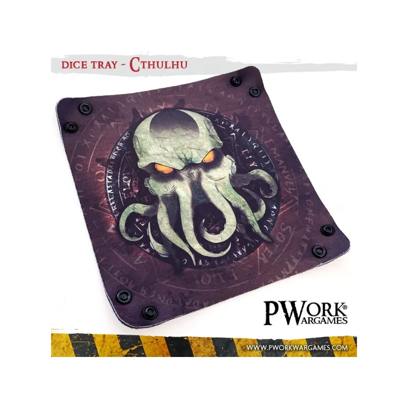 Piste à dés - Cthulhu - PWW-DT01200N - PWork Wargames - Dés, sacs et autres accessoires - Le Nuage de Charlotte