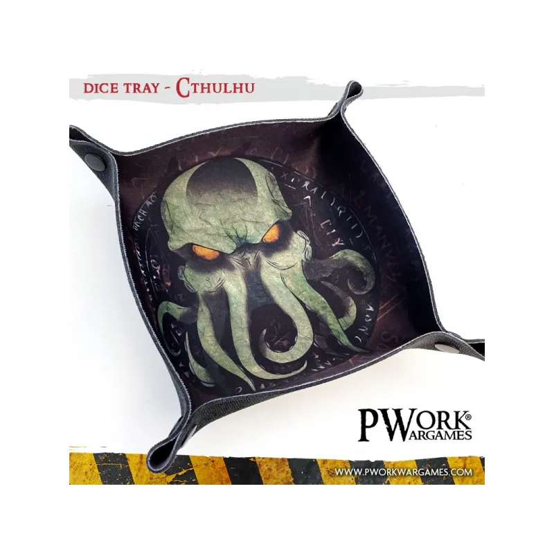 Piste à dés - Cthulhu - PWW-DT01200N - PWork Wargames - Dés, sacs et autres accessoires - Le Nuage de Charlotte