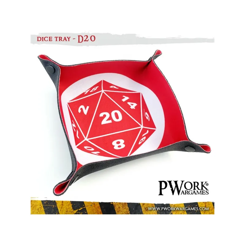 Piste à dés - D20 - PWW-DT01100N - PWork Wargames - Dés, sacs et autres accessoires - Le Nuage de Charlotte