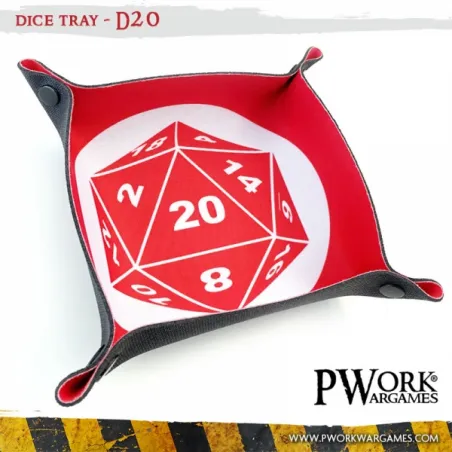 Dice Tray - D20 - PWW-DT01100N - PWork Wargames - Dices, bags and other accessories - Le Nuage de Charlotte