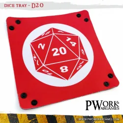 Piste à dés - D20 - PWW-DT01100N - PWork Wargames - Dés, sacs et autres accessoires - Le Nuage de Charlotte