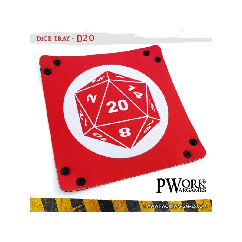 Piste à dés - D20 - PWW-DT01100N - PWork Wargames - Dés, sacs et autres accessoires - Le Nuage de Charlotte