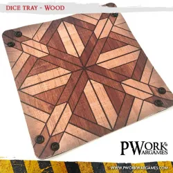 Piste à dés - Wood - PWW-DT01000N - PWork Wargames - Dés, sacs et autres accessoires - Le Nuage de Charlotte