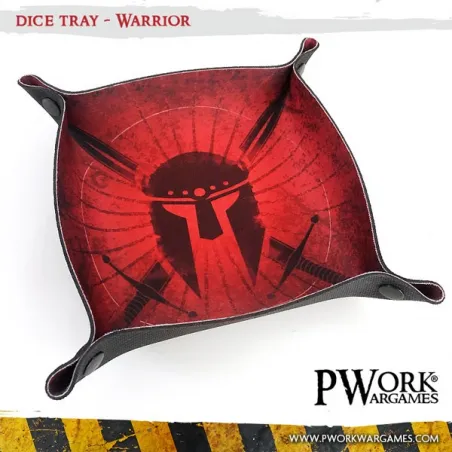 Piste à dés - Warrior - PWW-DT00900N - PWork Wargames - Dés, sacs et autres accessoires - Le Nuage de Charlotte