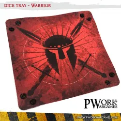 Piste à dés - Warrior - PWW-DT00900N - PWork Wargames - Dés, sacs et autres accessoires - Le Nuage de Charlotte