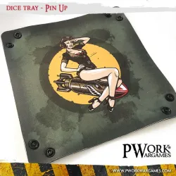 Piste à dés - Pin Up - PWW-DT00500N - PWork Wargames - Dés, sacs et autres accessoires - Le Nuage de Charlotte