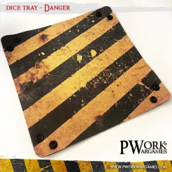 Piste à dés - Danger - PWW-DT00100N - PWork Wargames - Dés, sacs et autres accessoires - Le Nuage de Charlotte