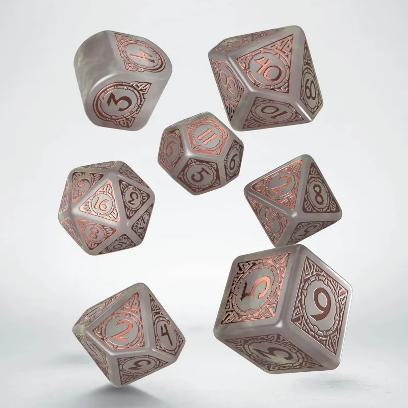 Viking Dice Set - Niflheim [7 dices] - QWO-RVIK05 - Q Workshop - Dices, bags and other accessories - Le Nuage de Charlotte