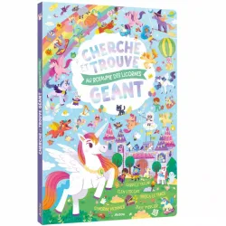 Cherche et trouve géant - Au Royaume des Licornes - AUZ-9791039532303 - Editions Auzou - Activity Books - Le Nuage de Charlotte