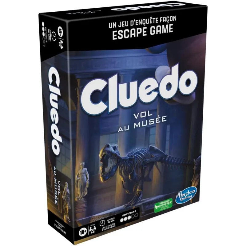 Cluedo Vol au Musée - HAS-F6109 - Hasbro - Escape Game - Le Nuage de Charlotte