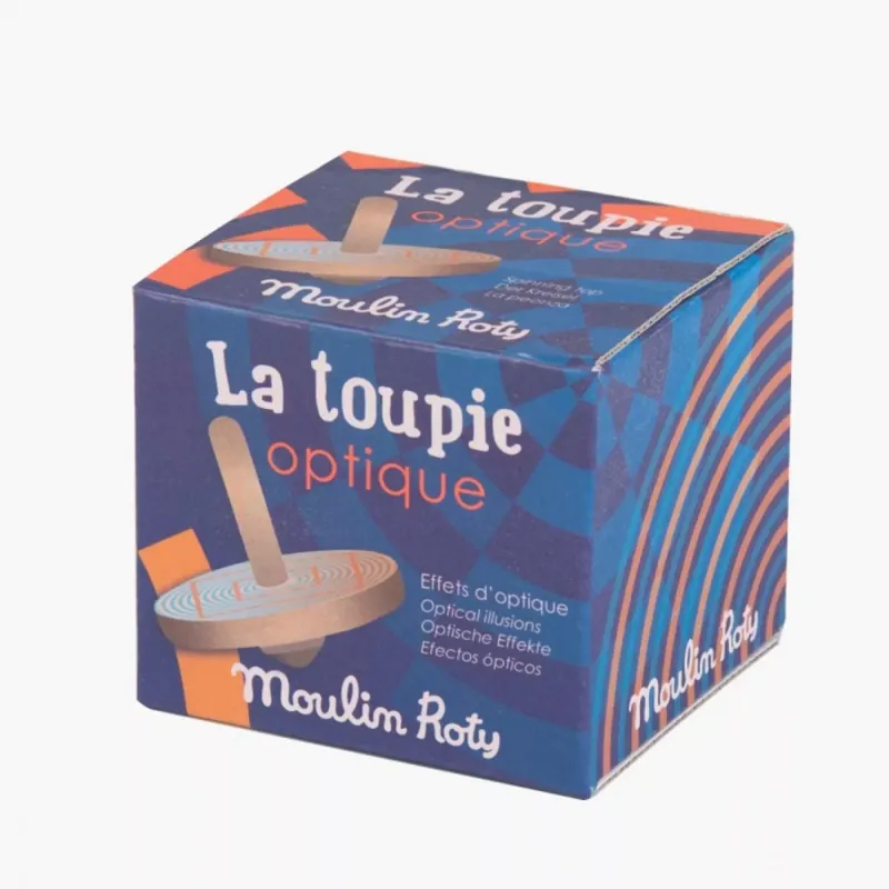 Optical wooden spinning top - MRY-711249 - Moulin Roty - Other Skill Games - Le Nuage de Charlotte