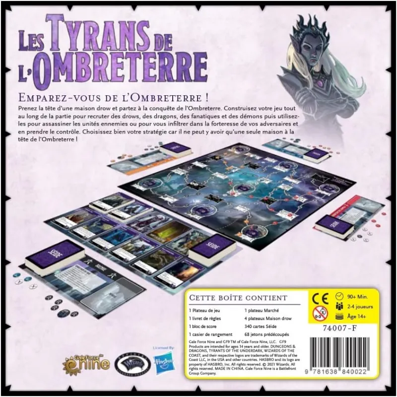 Les Tyrans de l'Ombreterre - GFN-BAT74007-F - Gale Force Nine - Deck Building - Le Nuage de Charlotte