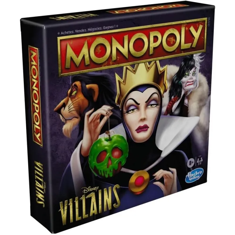 Monopoly Disney Villains - HAS-F0091 - Hasbro - Board Games - Le Nuage de Charlotte