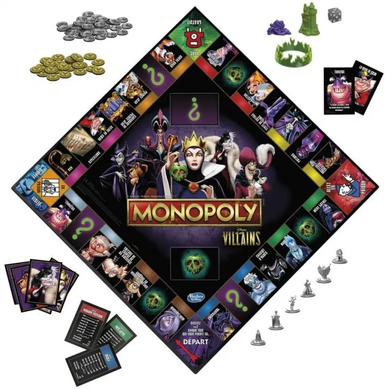 Monopoly Disney Villains - HAS-F0091 - Hasbro - Board Games - Le Nuage de Charlotte