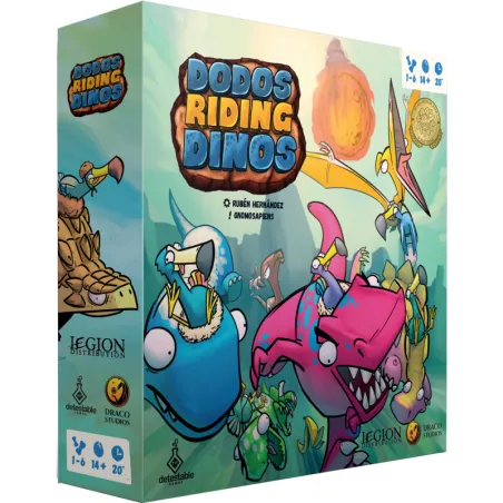 Dodos Riding Dinos - DETE-LEGDOD001 - Detestable Games - Board Games - Le Nuage de Charlotte