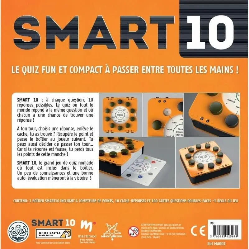 Smart10 - WILS-MA001 - Wilson Jeux - Jeux de société - Le Nuage de Charlotte