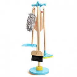 Clean Up Broom Stand - HAP-E3055 - Hape - Cleaning - Le Nuage de Charlotte