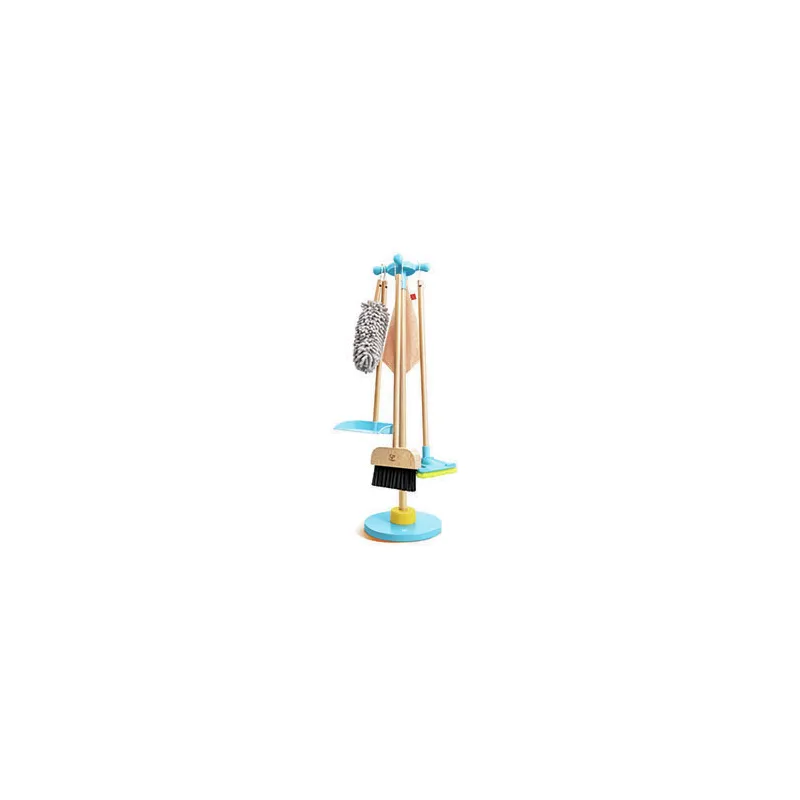 Support pour balais et set de nettoyage - HAP-E3055 - Hape - Nettoyage - Le Nuage de Charlotte