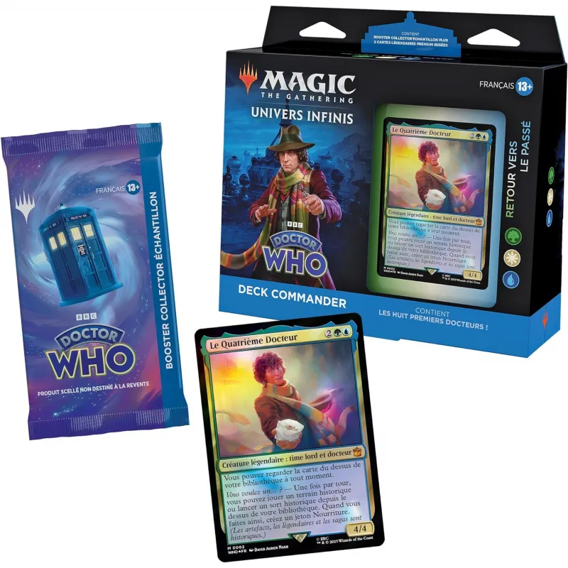 Magic the Gathering Deck Commander - Doctor Who - Retour vers le passé - WOC-WOCD23631010c - Wizards Of The Coast - Deck Buil...