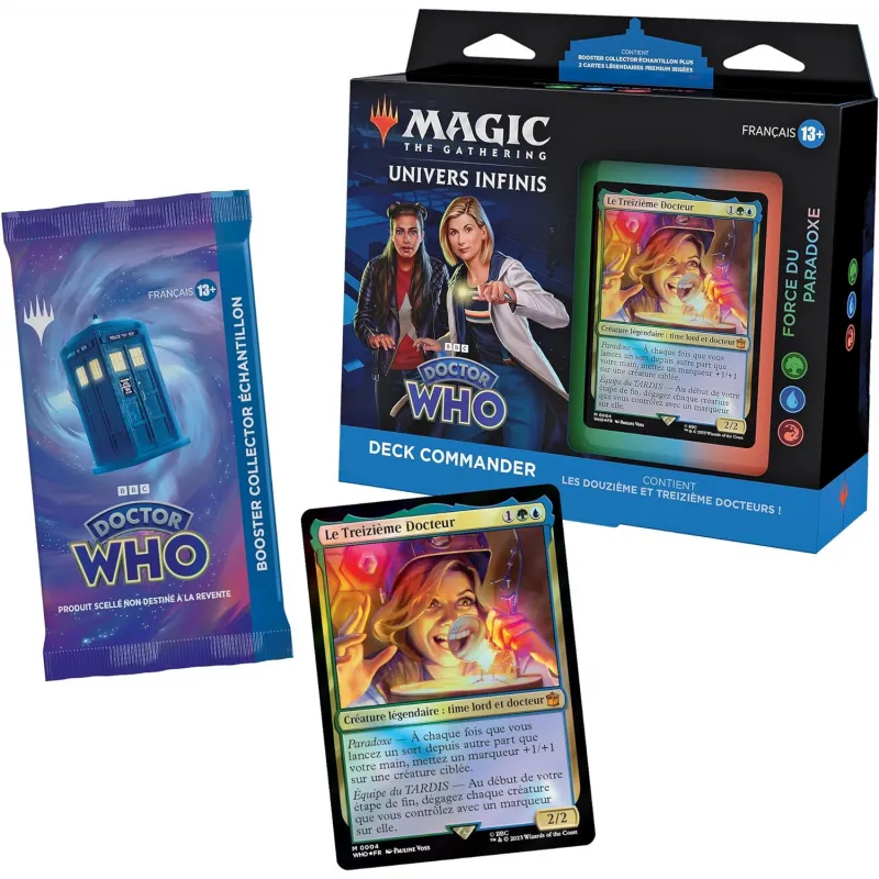 Magic the Gathering Deck Commander - Doctor Who - Force du Paradoxe - WOC-WOCD23631010d - Wizards Of The Coast - Deck Buildin...