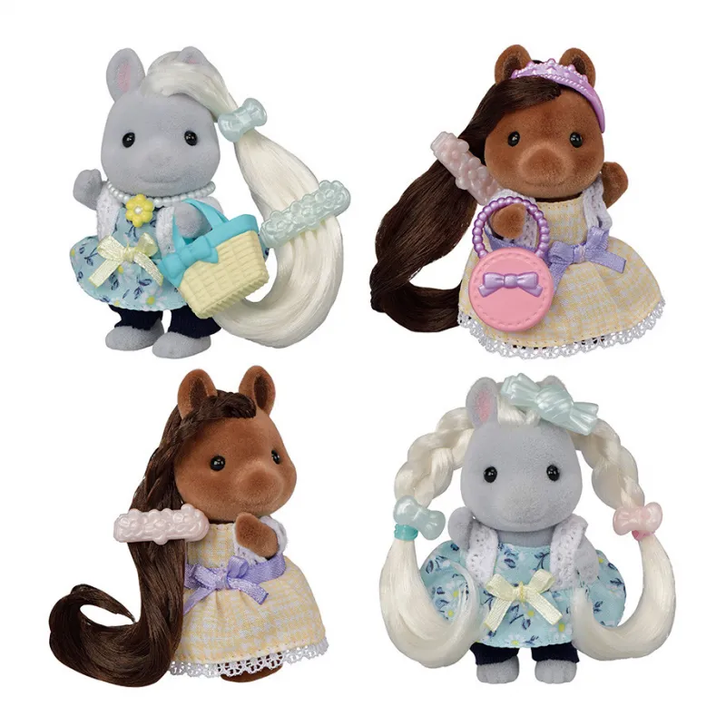 Sylvanian Families - Les amies Poney et leurs kits de coiffure - EPO-5650 - Epoch - Sylvanian Families - Le Nuage de Charlotte