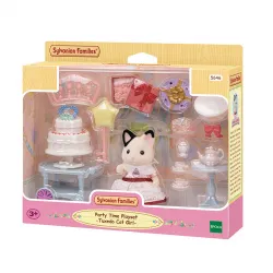 Sylvanian Families - La fille Chat Bicolore et son goûter d’anniversaire - EPO-5646 - Epoch - Sylvanian Families - Le Nuage d...