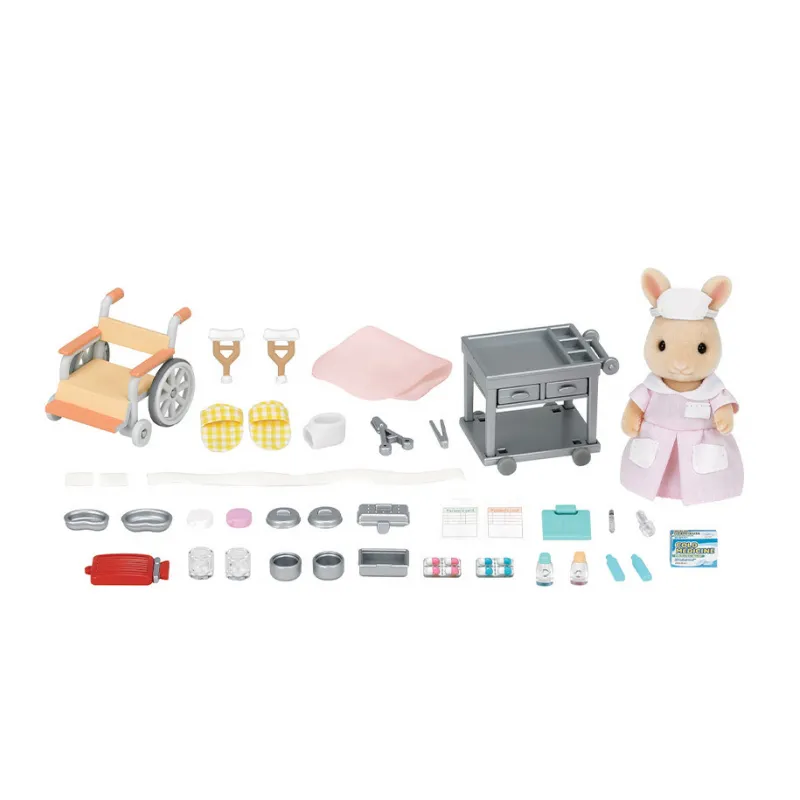 Sylvanian Families - L'infirmière et accessoires - EPO-5094 - Epoch - Sylvanian Families - Le Nuage de Charlotte