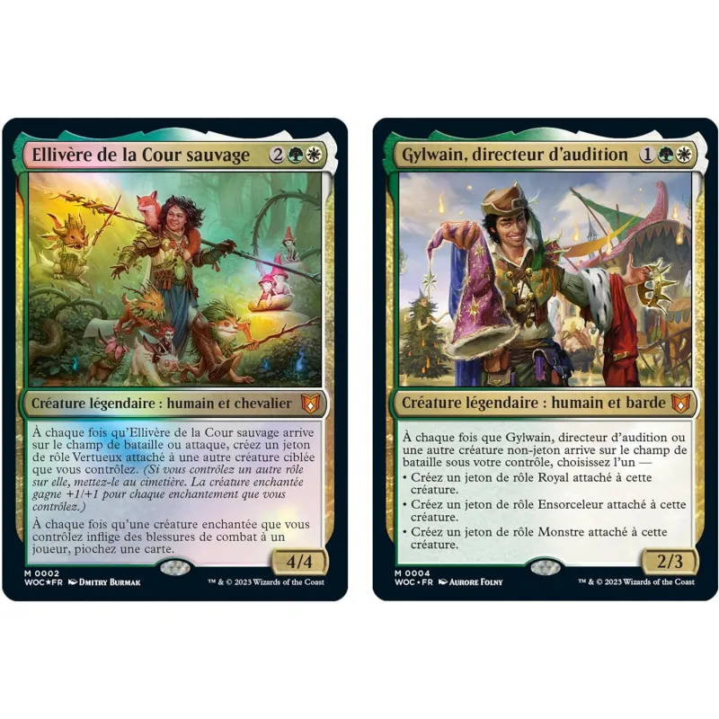 Magic the Gathering Commander - Les Friches d'Eldraine - Valeur et Vertu - WOC-WOCD2471010b - Wizards Of The Coast - Deck Bui...