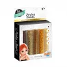 Be Teens - Gold and brown bead tubes - BUK-PE009 - Buki - Creative boxes - Le Nuage de Charlotte