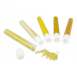 Be Teens - Tubes of yellow beads - BUK-PE003 - Buki - Creative boxes - Le Nuage de Charlotte