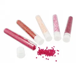 Be Teens - Tubes pink beads - BUK-PE007 - Buki - Creative boxes - Le Nuage de Charlotte