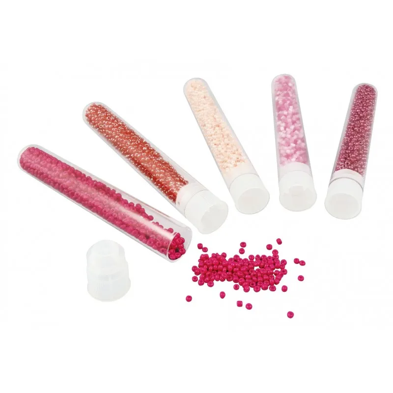 Be Teens - Tubes pink beads - BUK-PE007 - Buki - Creative boxes - Le Nuage de Charlotte